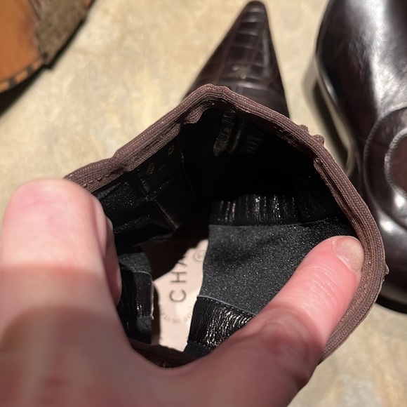 Chanel brown alligator and leather boot size 36 - Picture 10 of 10